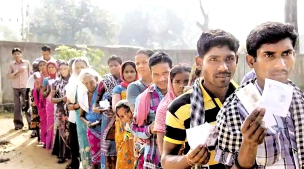Voting for 18 assembly constituencies of Chhattisgarh, including 12 ‘red zone’ seats, in the first phase will take place in on Monday.(PTI)