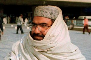 KARACHI: FILE - In this Jan. 22, 2000 file photo, Masood Azhar, founder of a major Islamic militant group, Jaish-e-Mohammad arrives in Karachi, Pakistan. When a suicide bomber blew himself up on Feb. 14, 2019, killing more than 40 soldiers in India's insurgency wracked Kashmir region, the militant group Jaish-e-Mohammad was quick to take responsibility. The Pakistan-based group's attack in Kashmir sent tensions soaring between the two nuclear armed neighbors. AP/PTI Photo(AP2_28_2019_000168B)