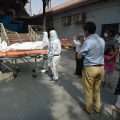 Cremation of COVID-19 patient in Delhi