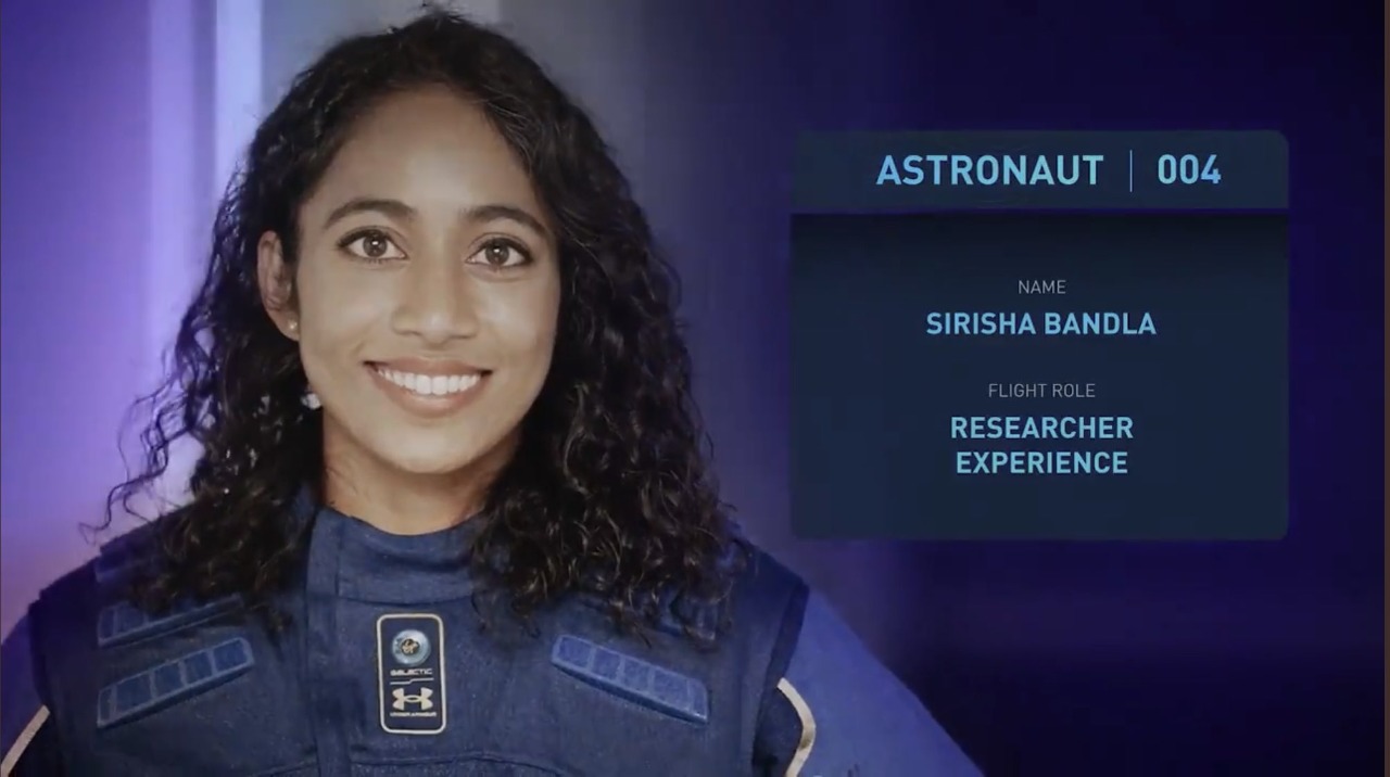कल्पना चावला, सुनीता विलि​यम्स के बाद भारतीय मूल की तीसरी महिला सिरिशा अंतरिक्ष उड़ान भरेंगी