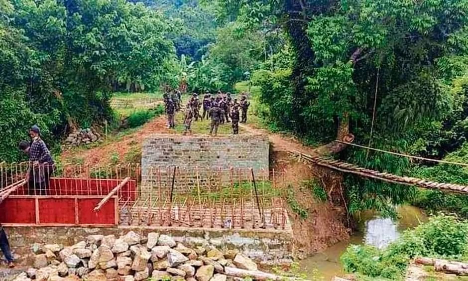 असम-मिज़ोरम सीमा पर पुल निर्माण को लेकर फिर बढ़ा दोनों राज्यों के बीच तनाव