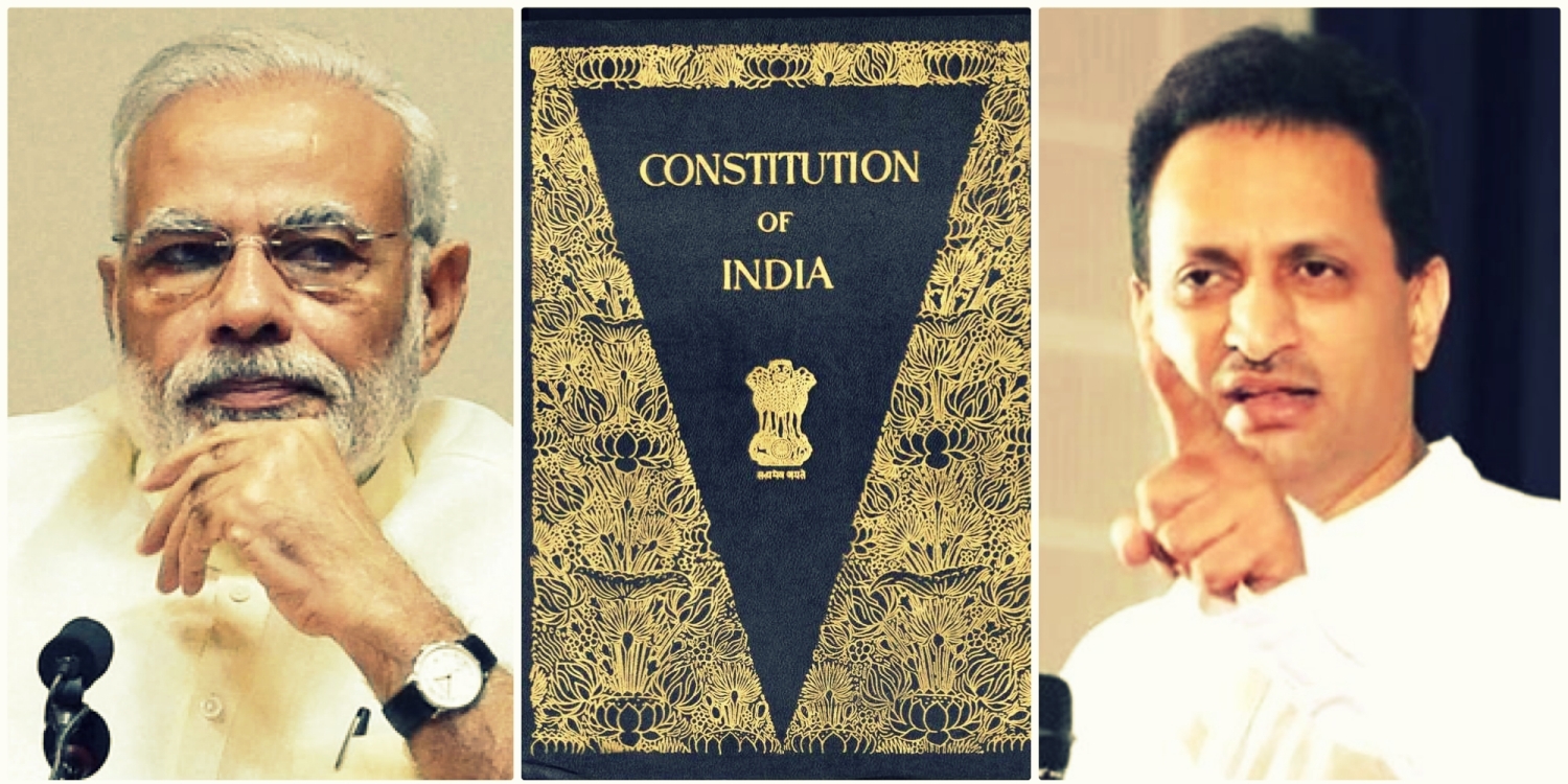 Narendra Modi Constitution Anant Hegde