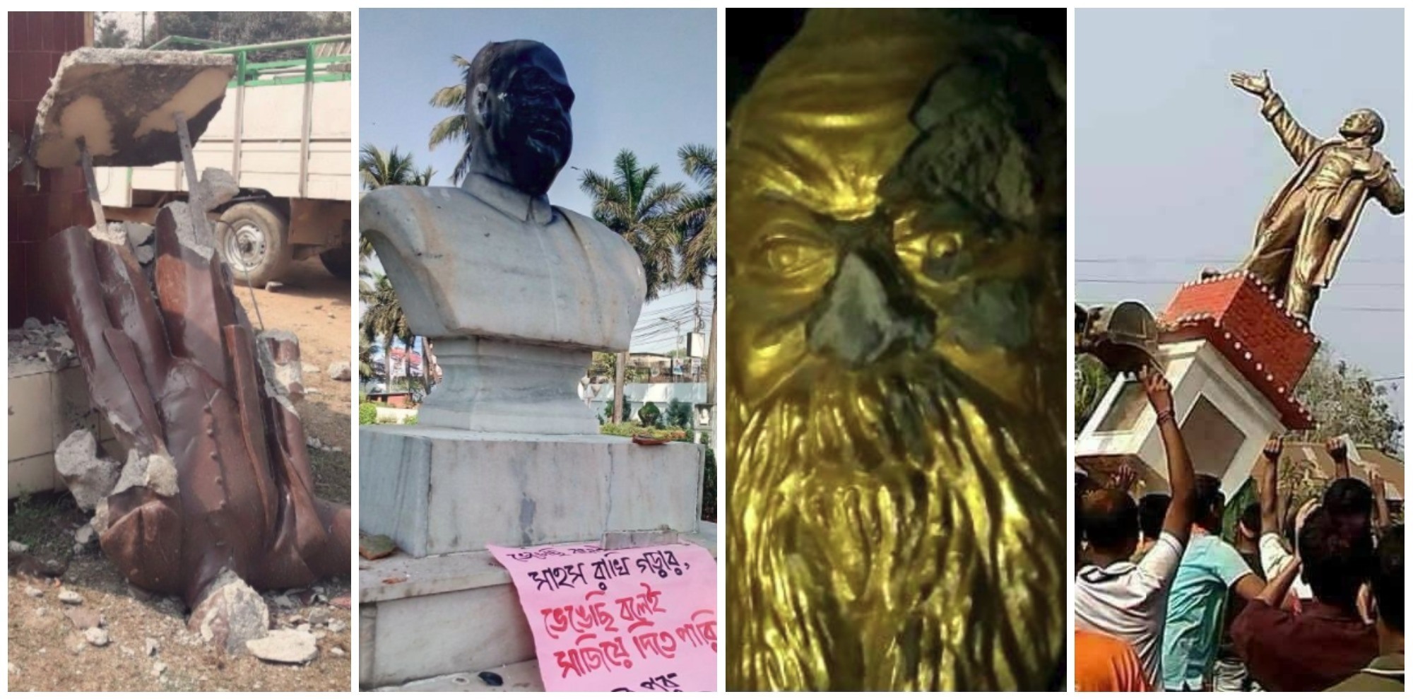 Statue Vandalism Tripura