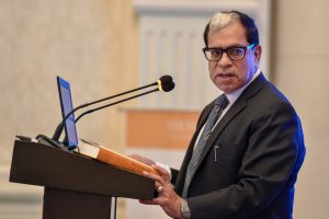 New Delhi: Supreme Court of India Judge Justice A.K. Sikri attends the Oxford University Press book release of 'Dignity in the Legal and Political Philosophy of Ronald Dworkin' in New Delhi, on Monday. (PTI Photo/Arun Sharma) (PTI5_14_2018_000192B)