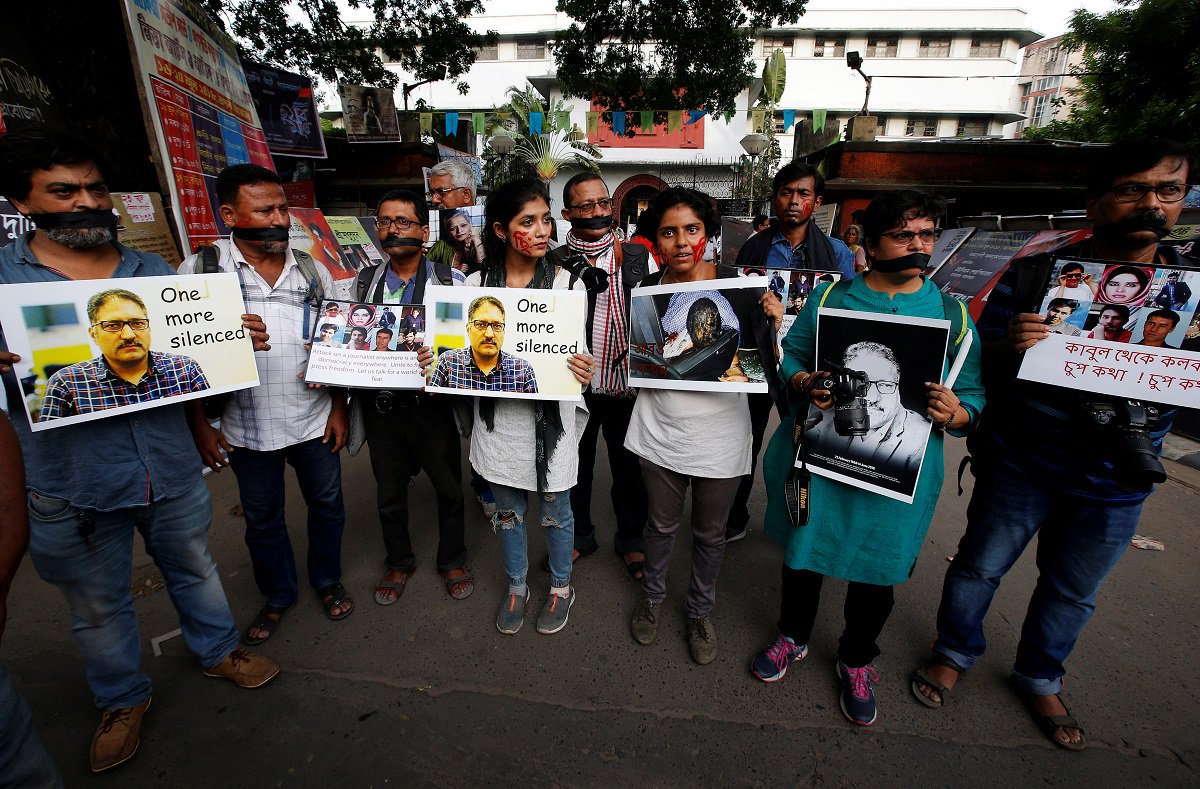 Shujat Murder Journalist Protest Reuters