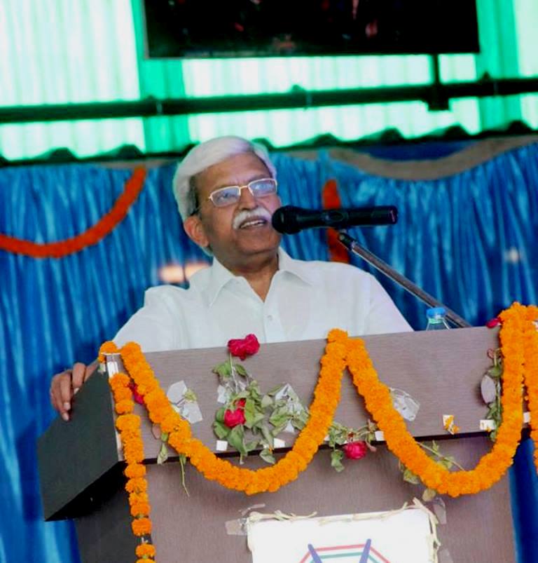 मोतीहारी स्थित महात्मा गांधी केंद्रीय विश्वविद्यालय के कुलपति अरविंद अग्रवाल. (फोटो साभार: फेसबुक)