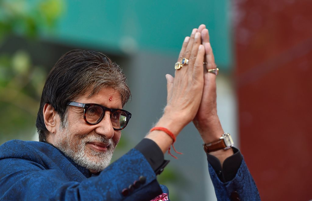 New Delhi: Bollywood actor Amitabh Bachchan during an event in New Delhi, Friday, Sept 28, 2018. (PTI Photo/Ravi Choudhary) (PTI9_28_2018_000124B)