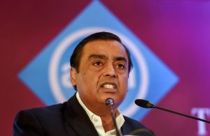 New Delhi: Reliance Industries Limited Chairman Mukesh Ambani addresses the 24th Annual International Conference on Mobile Computing and Networking (ACM Mobicom) 2018, in New Delhi, Tuesday, Oct 30, 2018. (PTI Photo/Atul Yadav) (PTI10_30_2018_000038B)
