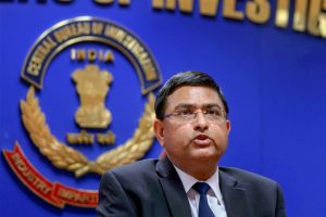 **FILE** New Delhi: In this file photo dated July 07, 2017, CBI Additional Director Rakesh Asthana addresses the media after CBI raid, in New Delhi. Central Bureau of Investigation special director Rakesh Asthana on Tuesday moved the Delhi high court against the lodging of an FIR against him in a bribery case. (PTI Photo)(PTI10_23_2018_000054B)