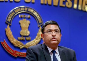 **FILE** New Delhi: In this file photo dated July 07, 2017, CBI Additional Director Rakesh Asthana addresses the media after CBI raid, in New Delhi. Central Bureau of Investigation special director Rakesh Asthana on Tuesday moved the Delhi high court against the lodging of an FIR against him in a bribery case. (PTI Photo)(PTI10_23_2018_000054B)