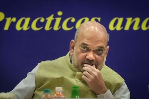 New Delhi: Home Minister Amit Shah speaks during the 49th Foundation Day celebrations of Bureau of Police Research and Development (BPR&D) at its headquarters in New Delhi, Wednesday, Aug 28, 2019. (PTI Photo/Vijay Verma)(PTI8_28_2019_000022B)