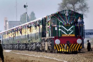 New Delhi: In this Jan 15, 2004, file photo, is seen Samjhauta Express train coming from Lahore, crossing Indo-Pakistan border after a gap of two years, on its way to Attari Station. Pakistan stopped Samjhauta Express on their side at Wagah border on Thursday, Aug 08, 2019, citing security concerns. (PTI Photo)(PTI8_8_2019_000093B)