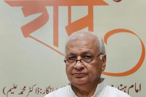 New Delhi: Former union minister Arif Mohammad Khan during the launch of a book entitled 'Imam e Hind Ram', in New Delhi, Sunday, Sept. 1, 2019. Khan has been appointed the new Governor of Kerala. (PTI Photo/Atul Yadav)(PTI9_1_2019_000079B)