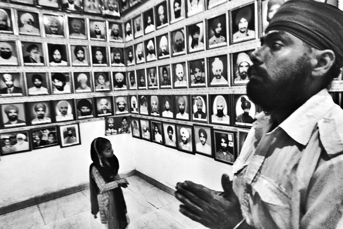 दिल्ली के तिलक विहार में 1984 के दंगों में मारे गए लोगों की याद में बना म्यूजियम. (फोटो: शोम बसु)