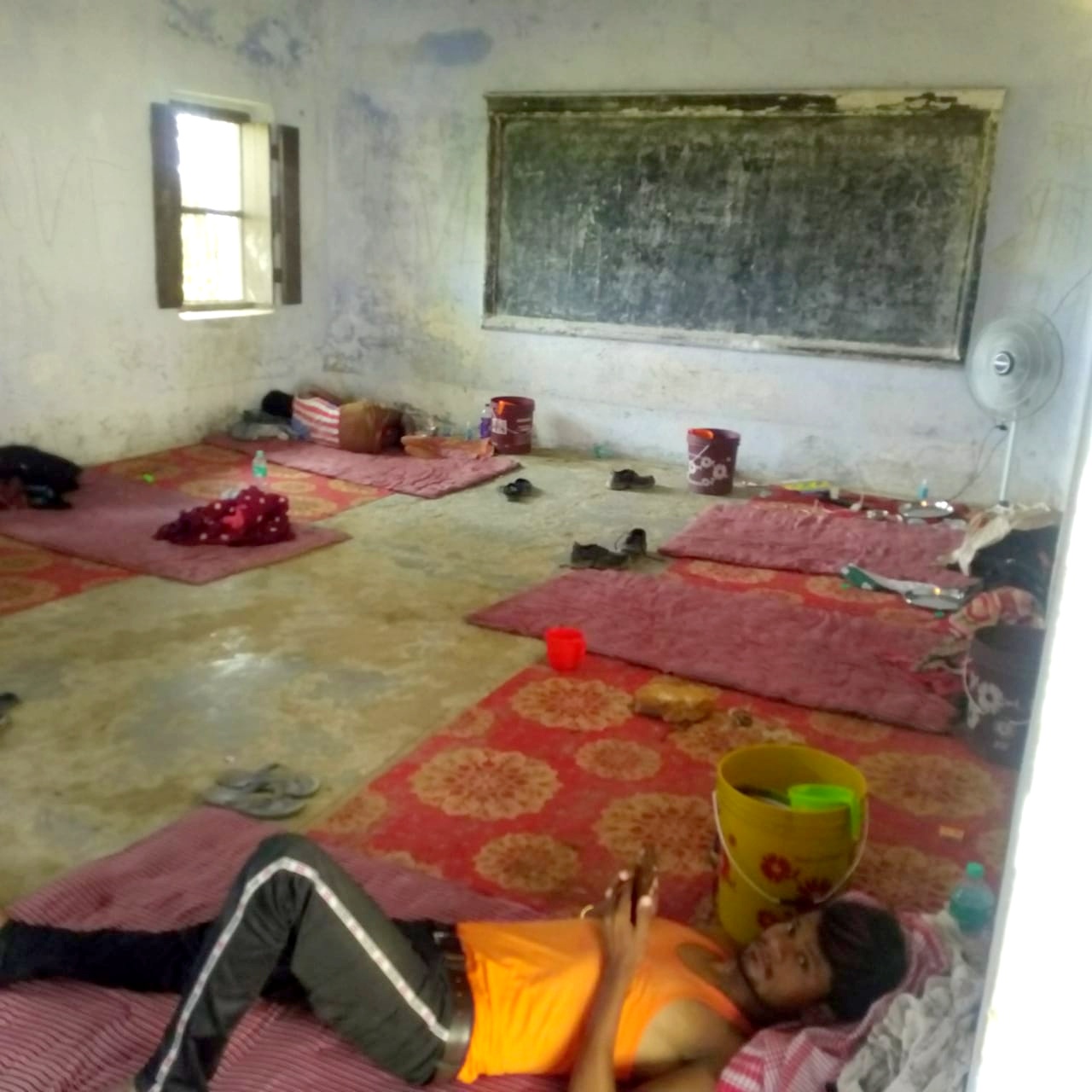 सीवान जिले का क्वारंटीन सेंटर.