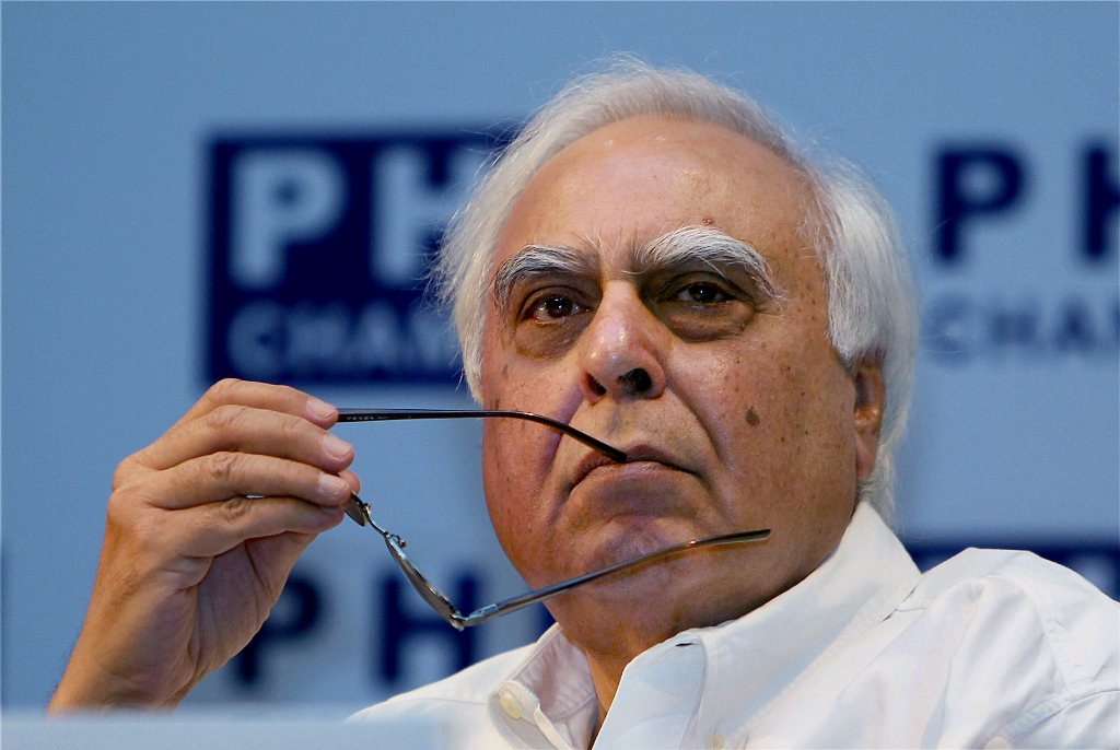 New Delhi: In this May 30, 2012 file photo, senior Congress leader Kapil Sibal in New Delhi. Sibal rebutted after Rahul Gandhi charged that the letter seeking leadership changes was written in cahoots with the BJP, during a CWC meeting, Monday, Aug. 24, 2020. (PTI Photo/Kamal Singh) 